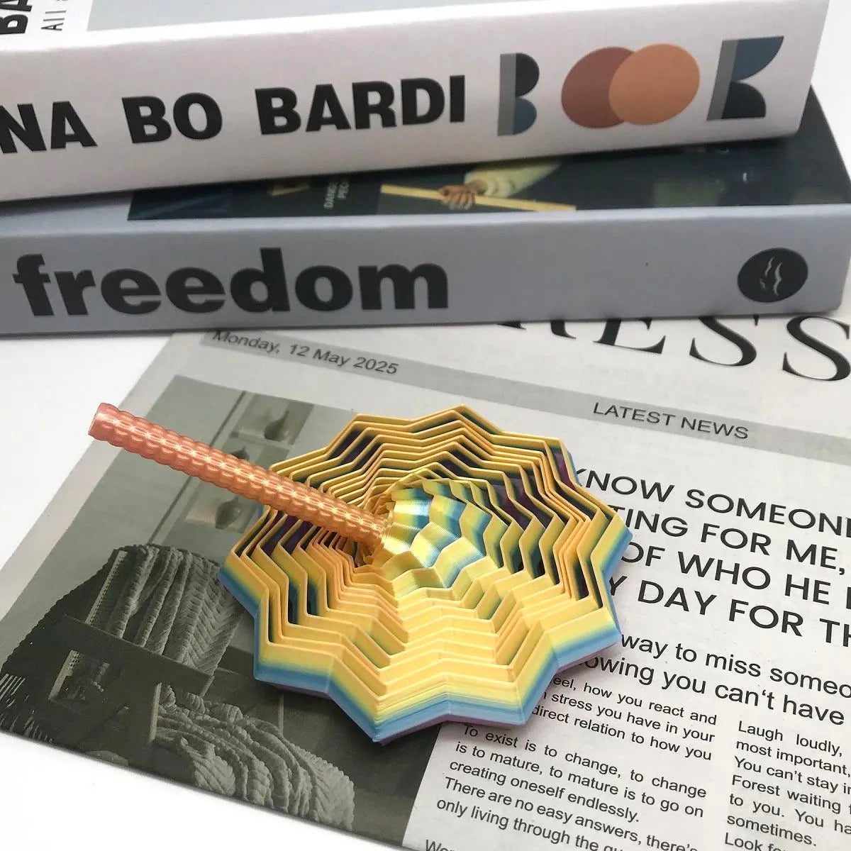3D Printed Stress Relief Spiral Magic Stereo Geometric Educational Toy