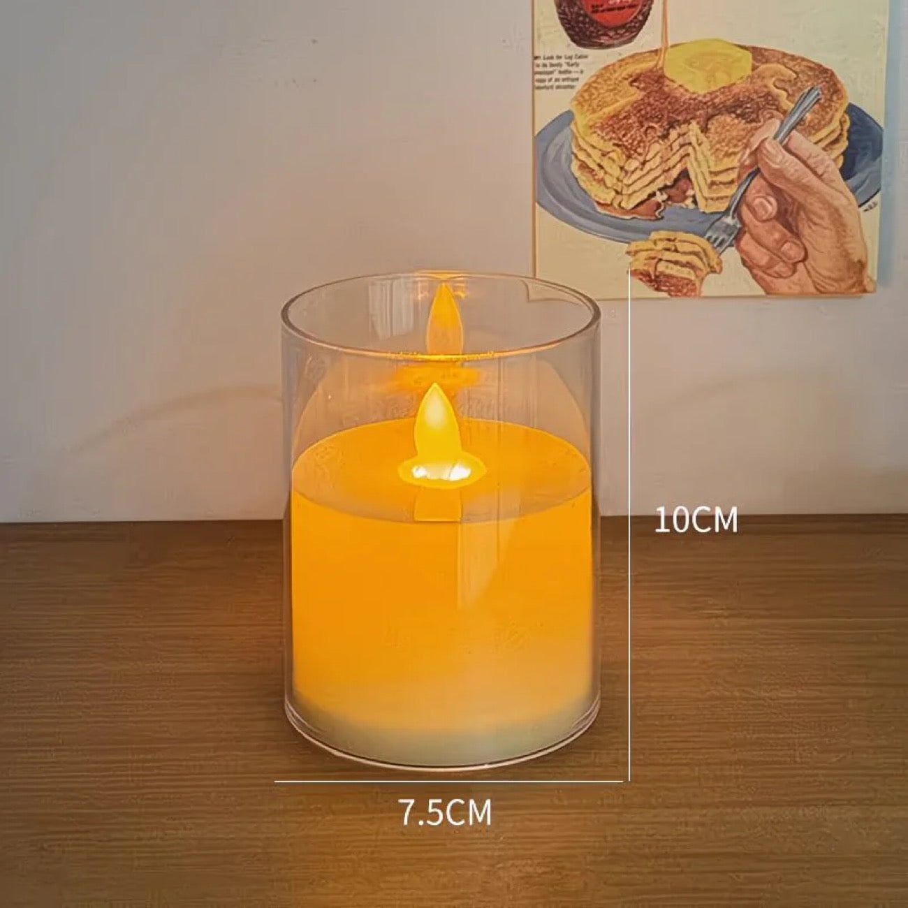 Rechargeable electronic candle romantic atmosphere light