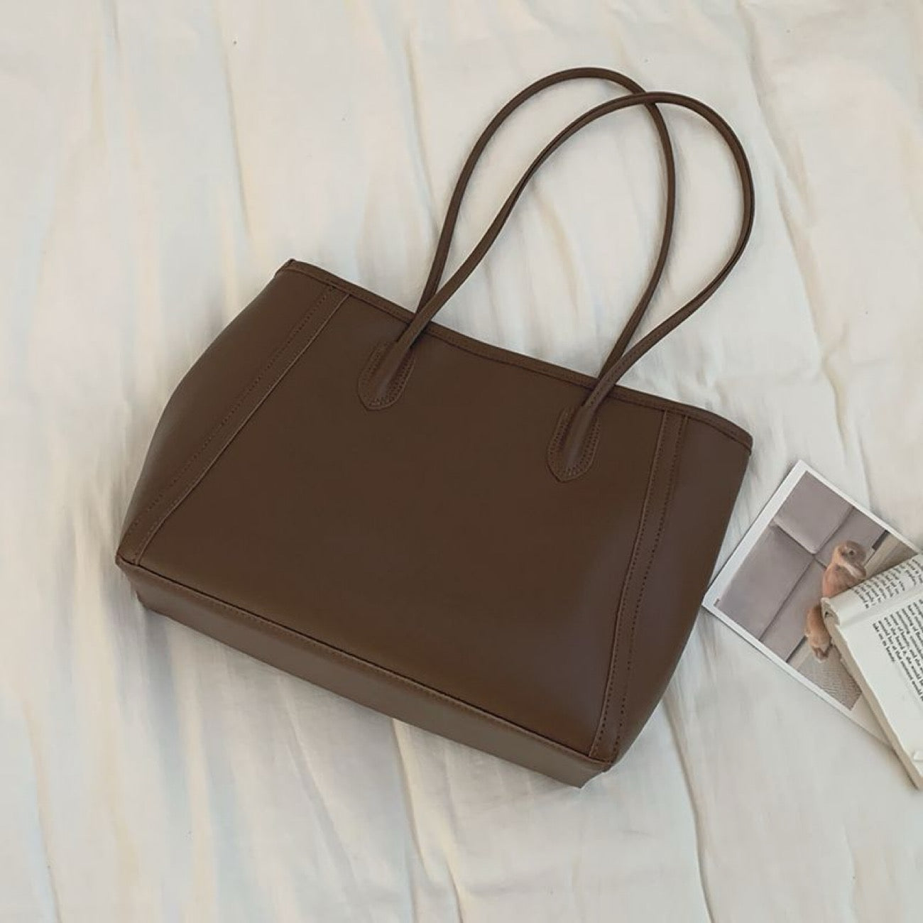 Fashionable leather women's bag