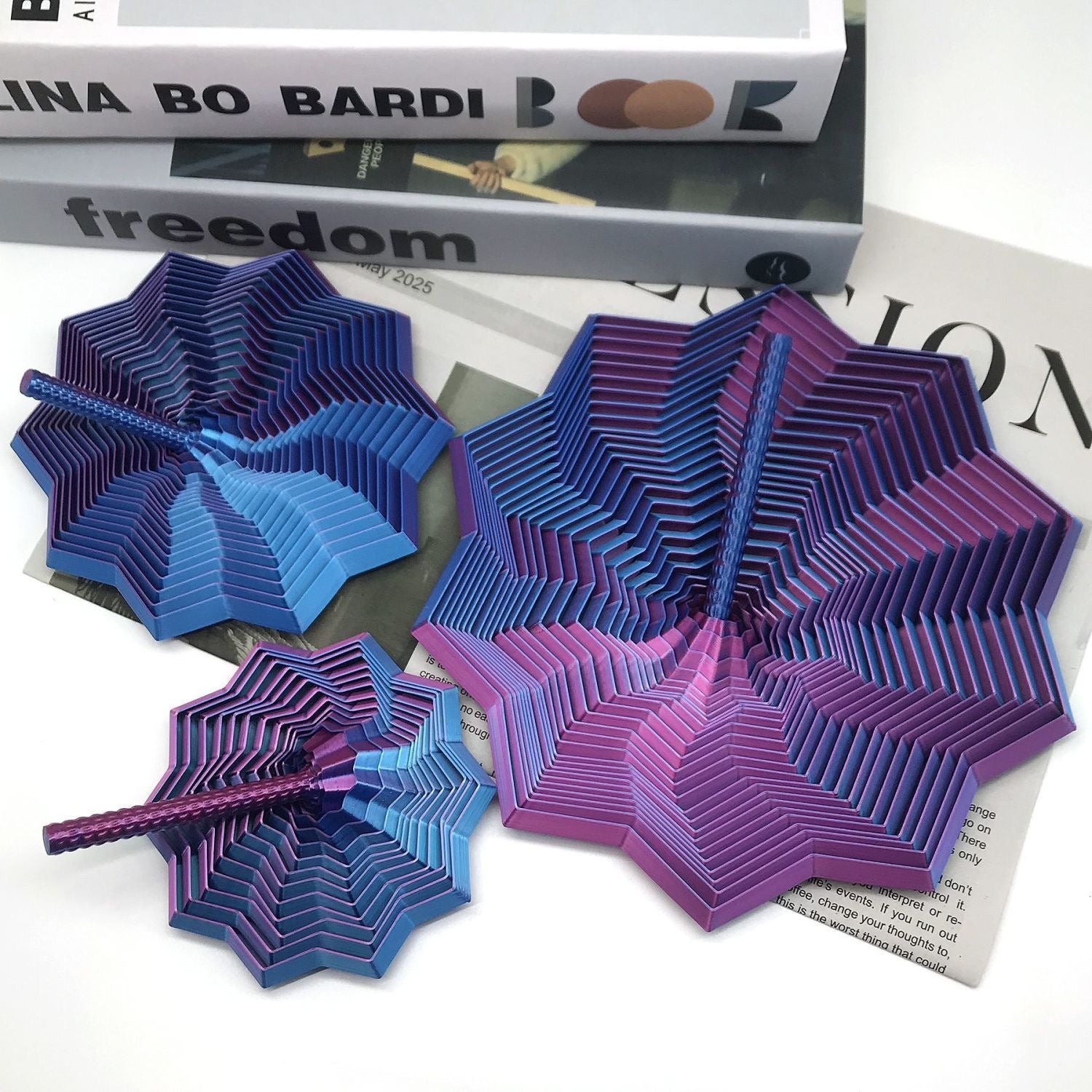 3D Printed Stress Relief Spiral Magic Stereo Geometric Educational Toy