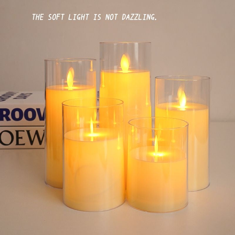 Rechargeable electronic candle romantic atmosphere light