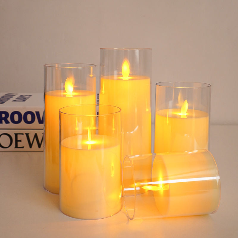 Rechargeable electronic candle romantic atmosphere light