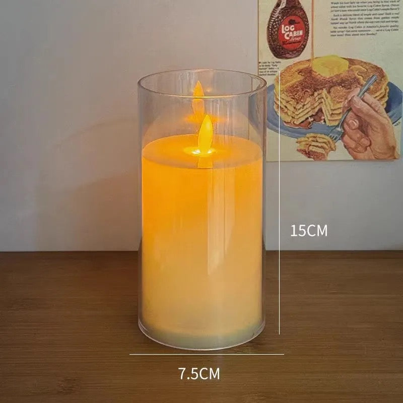 Rechargeable electronic candle romantic atmosphere light