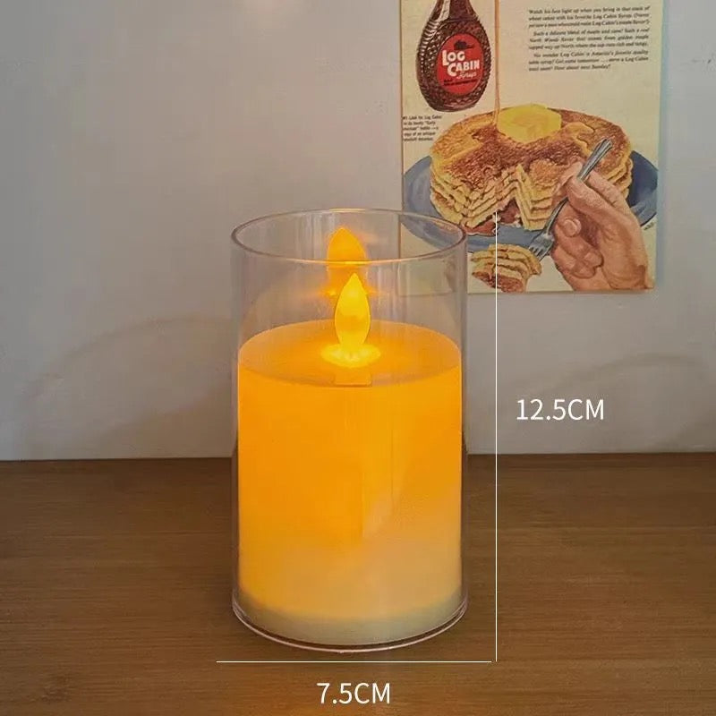 Rechargeable electronic candle romantic atmosphere light